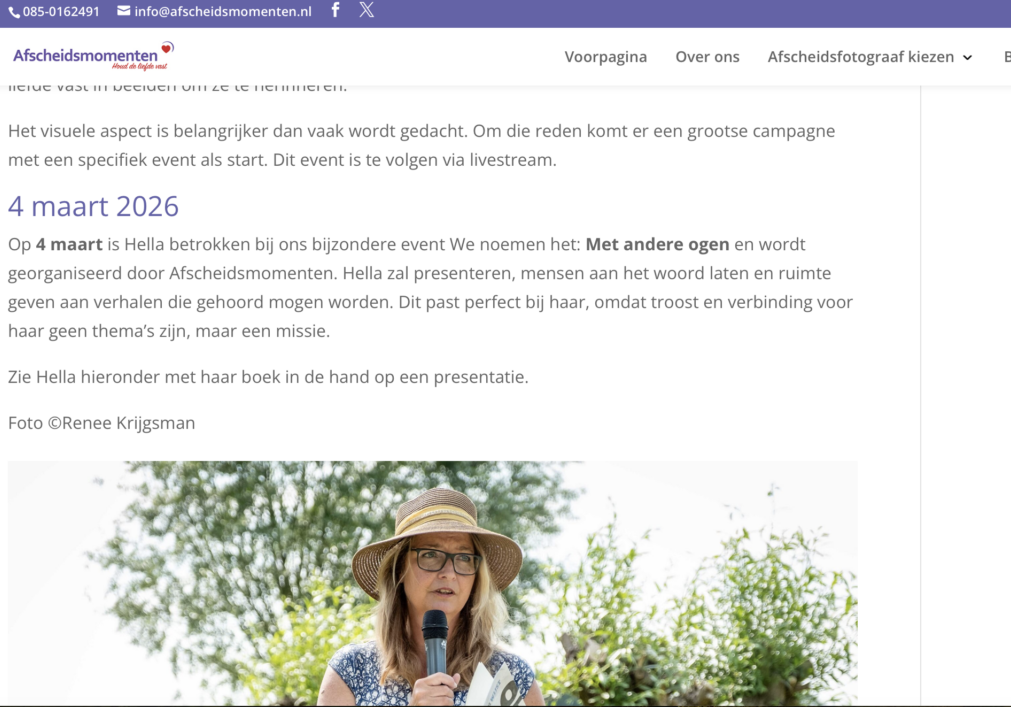 afscheidsfotografie, rouwverwerking